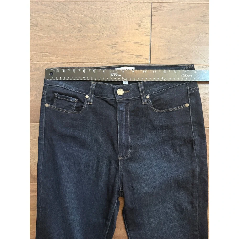 PAIGE Hoxton Ultra Skinny Jeans Womens 30 Dark Indigo High Rise Stretch Denim